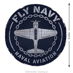 "Fly Navy Aircrafts" | 4 inch Vinyl Decal