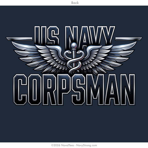 "Wings of the Corpsman" Tee | Navy