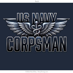 "Wings of the Corpsman" Tee | Navy
