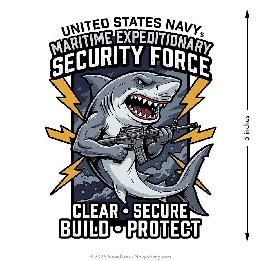"USN MESF" | 5 inch Vinyl Decal