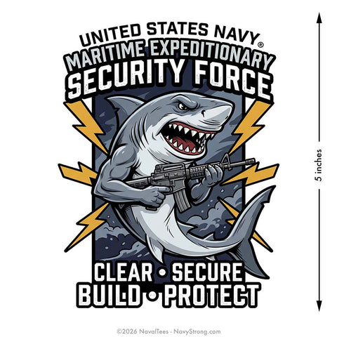 "USN MESF" | 5 inch Vinyl Decal