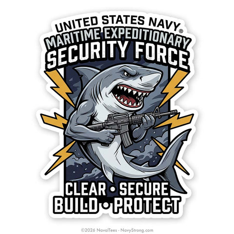 "USN MESF" | 5 inch Vinyl Decal