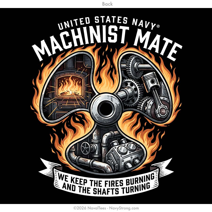 "Machinist Mate" Tee | Black
