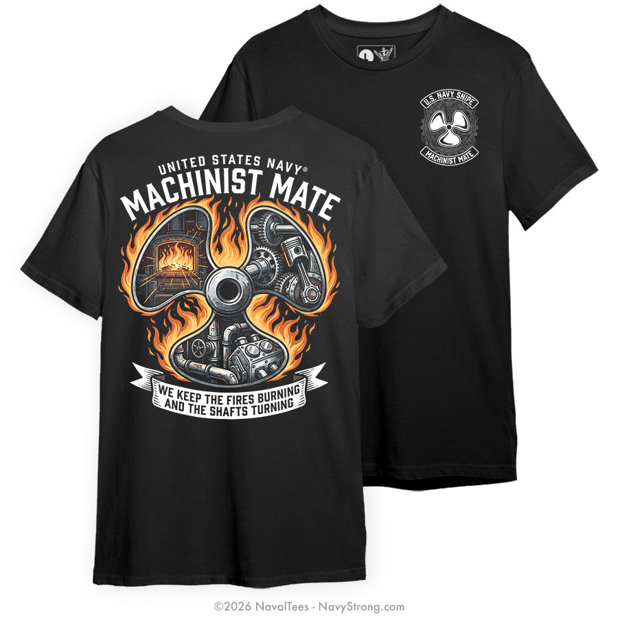 "Machinist Mate" Tee | Black