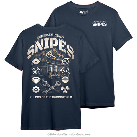 "Engine Room v2" Tee | Navy