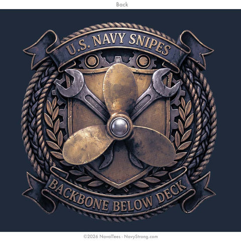 "Snipe Badge v2" Tee | Navy