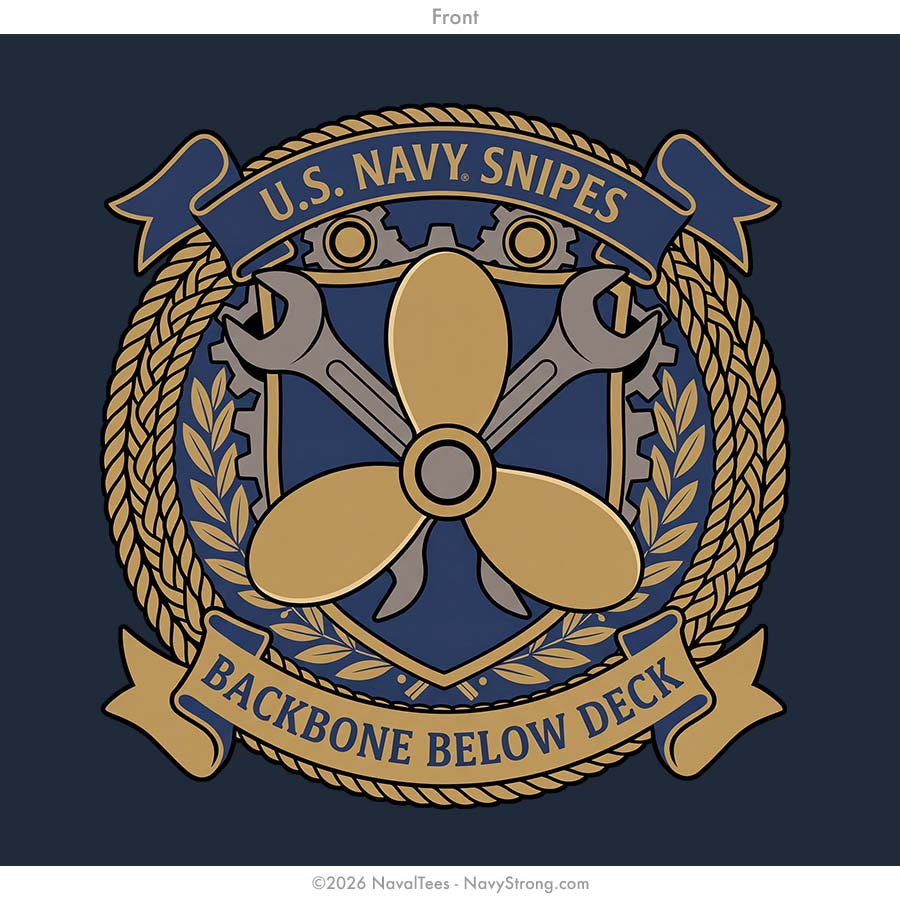 "Snipe Badge v2" Tee | Navy