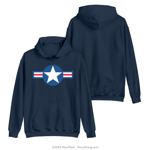 "Roundel" Hooded Sweatshirt | Navy