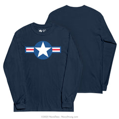 "Roundel" Long Sleeve Tee | Navy