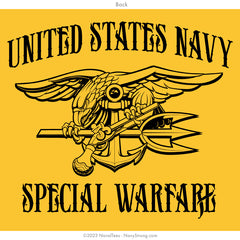 "Naval Special Warfare" Hooded Sweatshirt - Gold