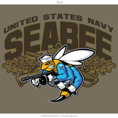 "Seabee Combat" Tee - NWU Brown