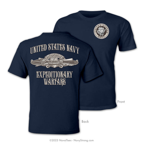 "Enlisted Expeditionary Warfare" Tee - Navy