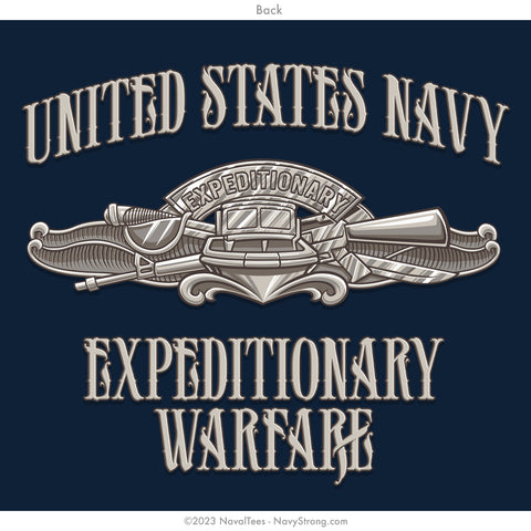 "Enlisted Expeditionary Warfare" Tee - Navy