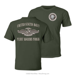 "Fleet Marine Force" Tee - Military Green