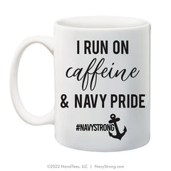 "CAFFEINE & PRIDE" - 15 oz Coffee Mug