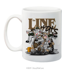 "Line Rats" - 15 oz Coffee Mug - NavyChief.com - Navy Pride, Chief Pride.