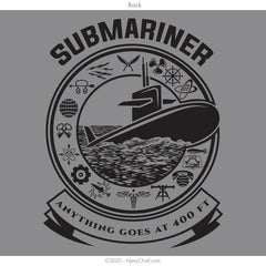 "Submariner Ratings" Tee - Grey